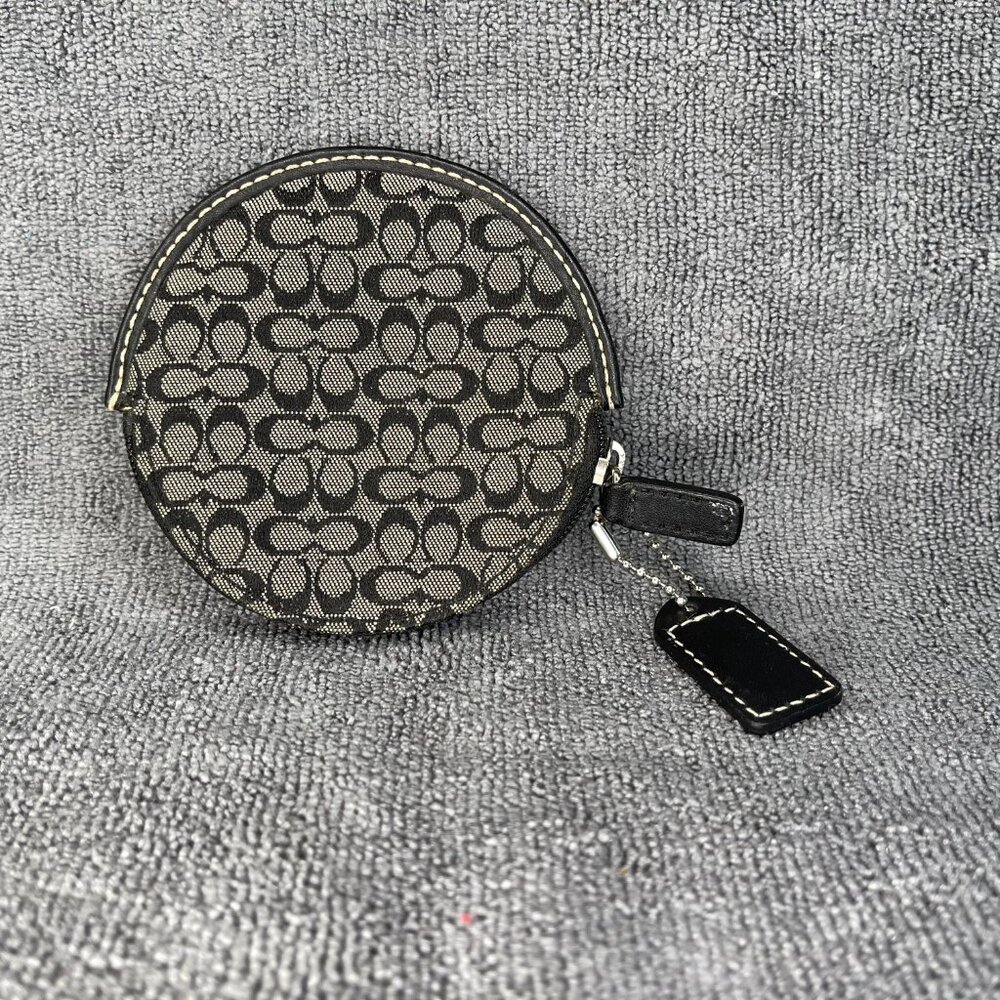 Vintage Coach Coin Purse in Signature Canvas